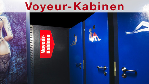 Josefines Sexkino Voyeur-Kabinen f&uuml;r das Zuschauererlebnis in der ersten Reihe